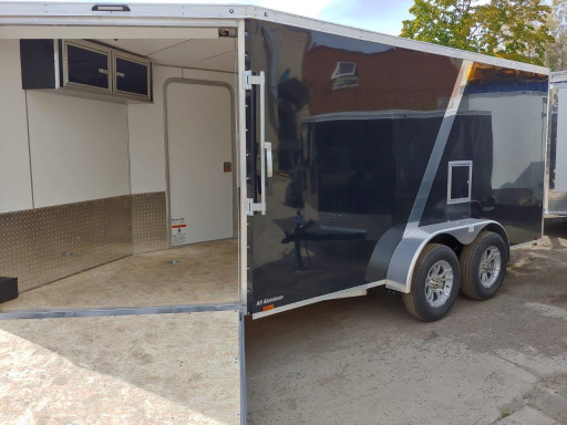 7 Wide Snowmobile Trailer - Front Ramp